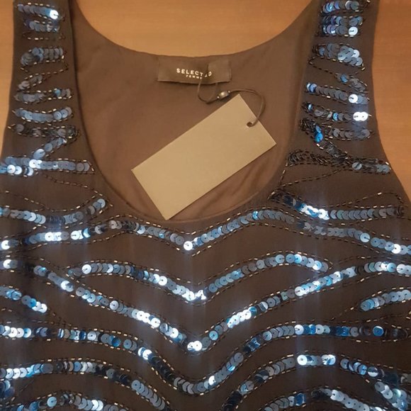 Sequin Tiger Tank Top - Picture 3 of 5